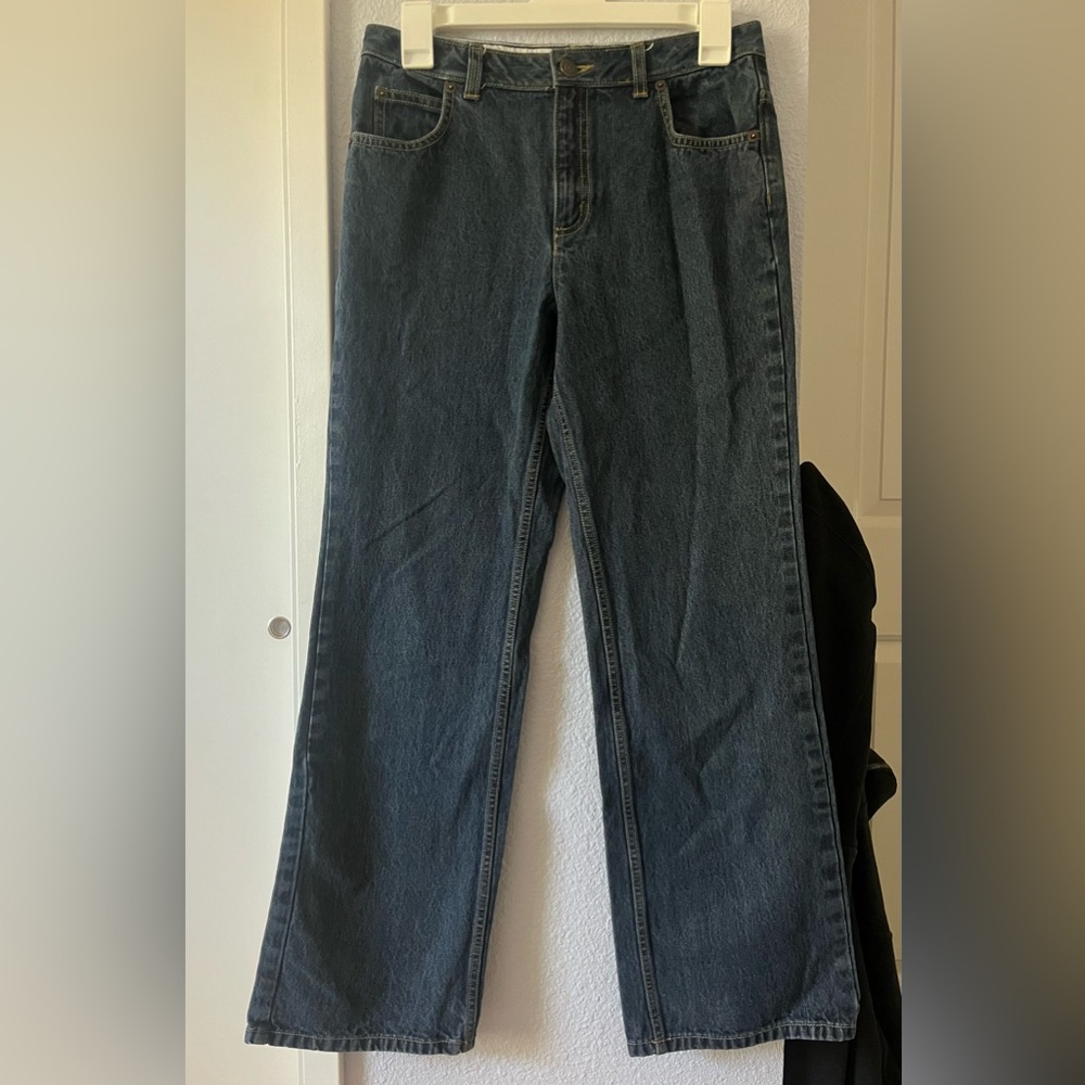 Land’s End Girl’s Denim Jeans Dark Wash